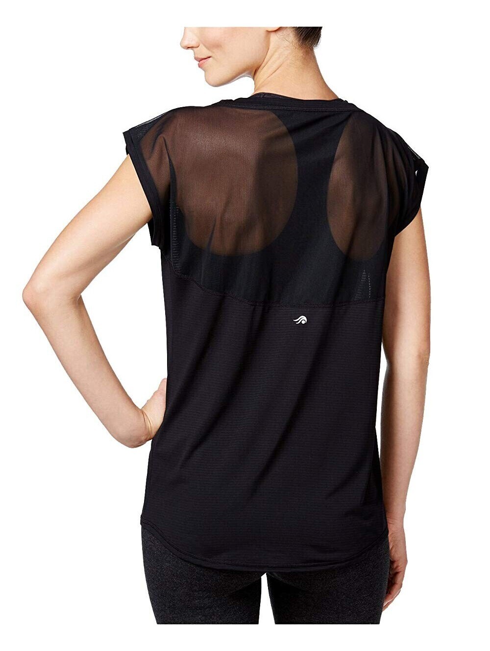Ideology Womens Mesh Back Top Size M - Picture 2 of 2